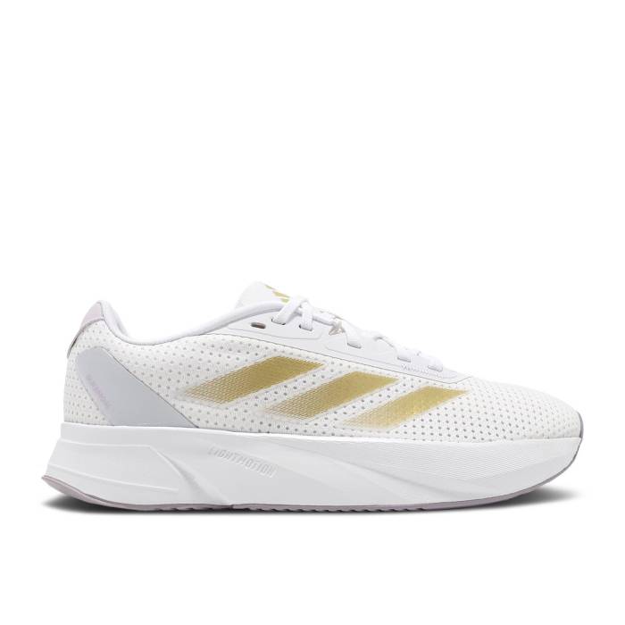 アディダス Adidas 【 Wmns Duramo Sl \u0027White Gold Metallic\u0027 Women Cloud White/Gold Metallic/Dash Grey 】 ゴールド レディース 白いこと 白いこと ゴールド 薄墨色 薄墨色