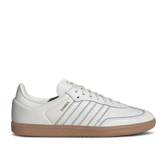 アディダス Adidas 【 Samba Og nakeskin Pack Men White/Core White/Gum 】 サンバ メンズ 白色 ホワイト コア