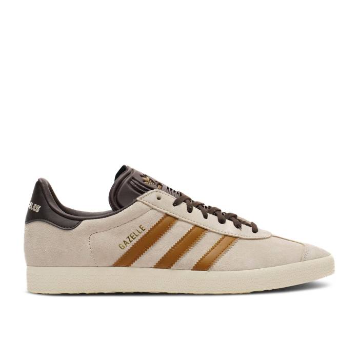 アディダス Adidas 【 Lafc X Gazelle \u0027Mls Archive Collection\u0027 Men Linen/Gold Ochre/Dark Brown 】 天使の都市 ガゼル メンズ ゴールド 赤銅色 赤銅色