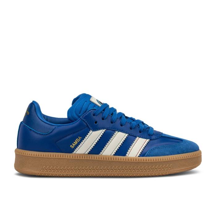 アディダス Adidas 【 Samba Xlg 'Paris Olympics' Men Blue/Cloud White/Gum 】 サンバ メンズ 青色 ブルー 白色 ホワイト｜スニケス