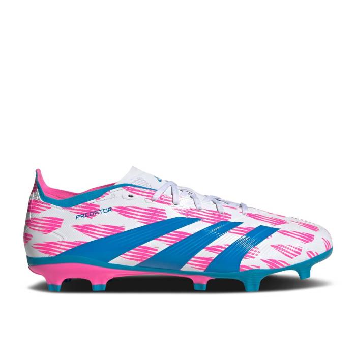 アディダス Adidas 【 Predator League Fg \u0027Reemergence Pack\u0027 Men Cloud White/Solar Blue/Solar Pink 】 プレデター メンズ 白いこと 白いこと 青み 青色 pink サクラ色