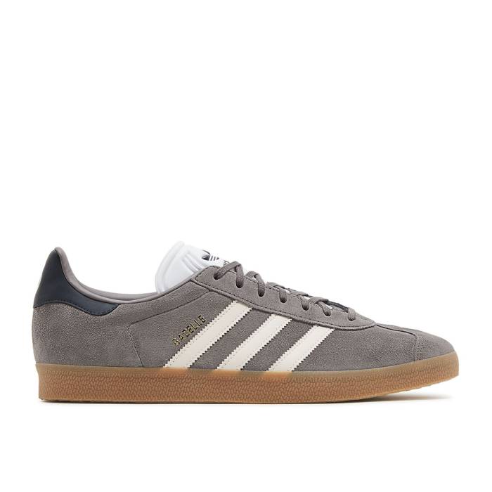 アディダス Adidas 【 Real Madrid X Gazelle \u0027Third Kit\u0027 Men Charcoal/Putty Mauve/Gum 】 レアル ガゼル メンズ 暗灰色 メンズ靴-靴