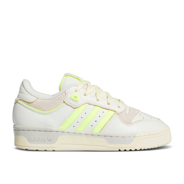 アディダス Adidas 【 Wmns Rivalry 86 Low \u0027Ivory Lucid Lemon\u0027 Women Ivory/Lucid Lemon/Easy Yellow 】 レディース 象牙色 yellow 黄味がかった・黄色