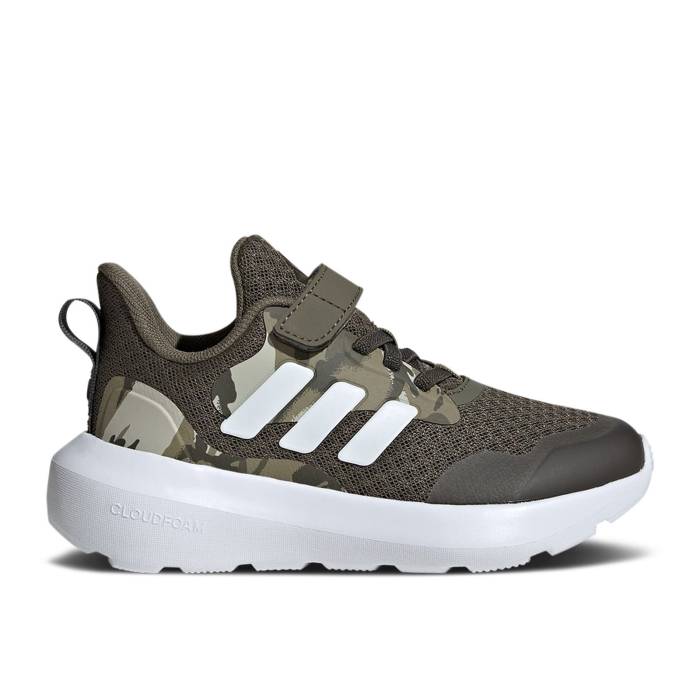 アディダス Adidas 【 Fortarun 3.0 C \u0027Olive Strata Camo\u0027 Youth Olive Strata/Cloud White/Shadow Olive 】 御坊っちゃん キッズ olive オリーブ 白いこと 白いこと シャドー・シャドウ 靴-キッズ・ベビー・マタニティ