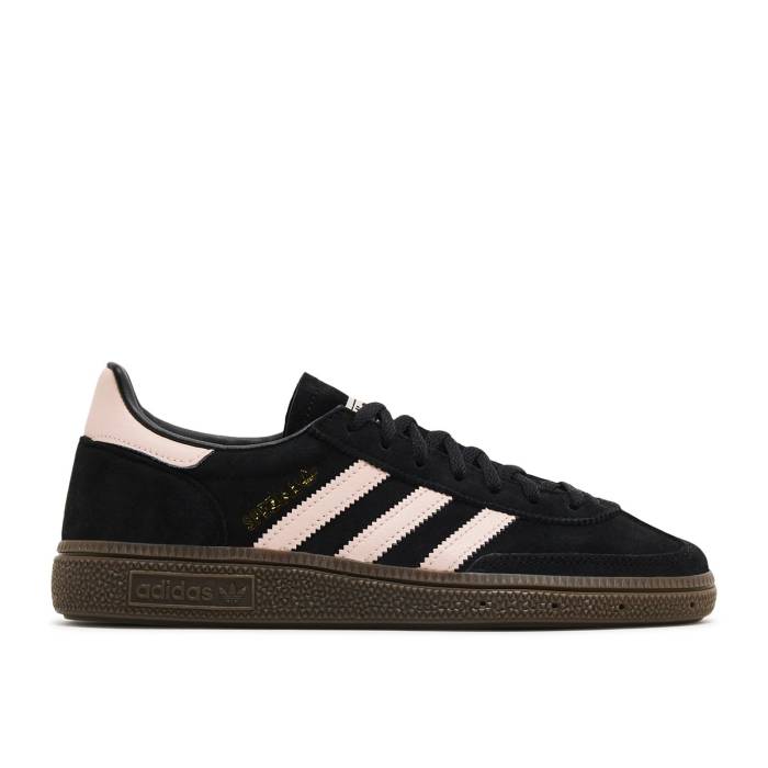 アディダス Adidas 【 Wmns Handball Spezial \u0027Black Icy Pink\u0027 Women Core Black/Icy Pink/Gold Metallic 】 ハンドボール スペシアル レディース 中核グループ 黒いこと 黒いこと pink サクラ色 ゴールド