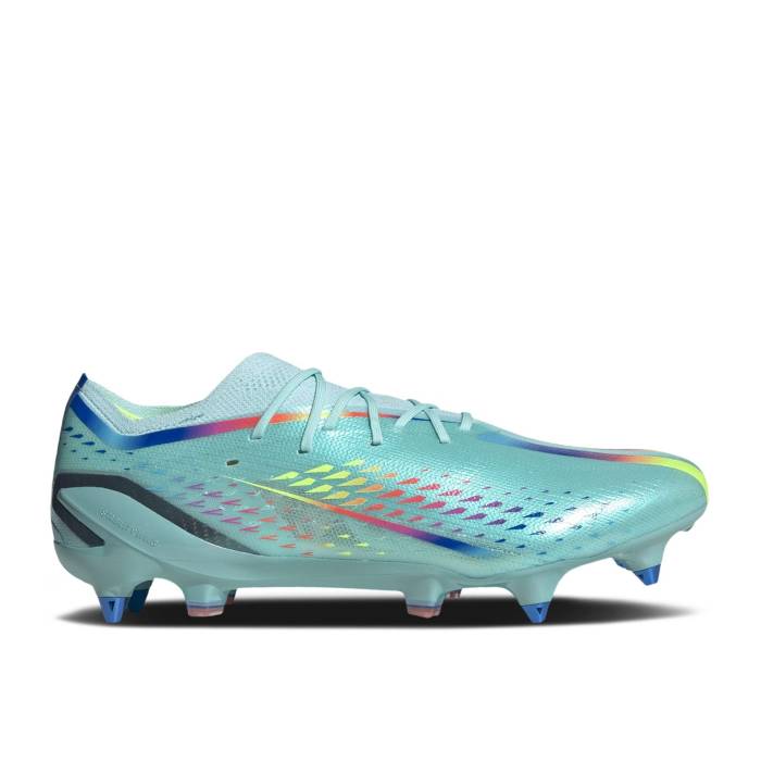 アディダス Adidas 【 X Speedportal.1 Sg 'Al Rihla Pack - Clear Aqua' Men Clear Aqua/Solar Red/Power Blue 】 メンズ アクア Red 赤・レッド Power パワー 青色 ブルー