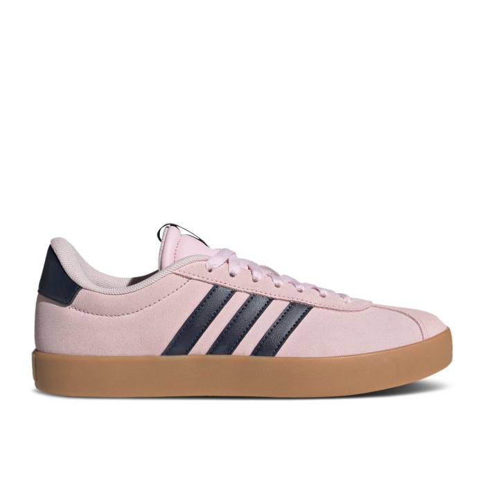 アディダス Adidas 【 Wmns Vl Court 3.0 \u0027Clear Pink Legend Ink\u0027 Women Clear Pink/Legend Ink/Gum 】 厚地の外套 pink さくら色 Legend 昔ばなし レディース pink さくら色 Legend 昔ばなし