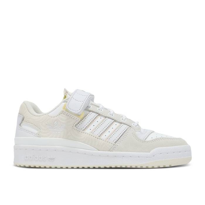 アディダス Adidas 【 Wmns Forum Low \u0027Off White Almost Yellow\u0027 Women Off White/Cloud White/Almost Yellow 】 討論会 白いこと 白いこと レディース 白いこと 白いこと yellow 黄味がかった・黄色