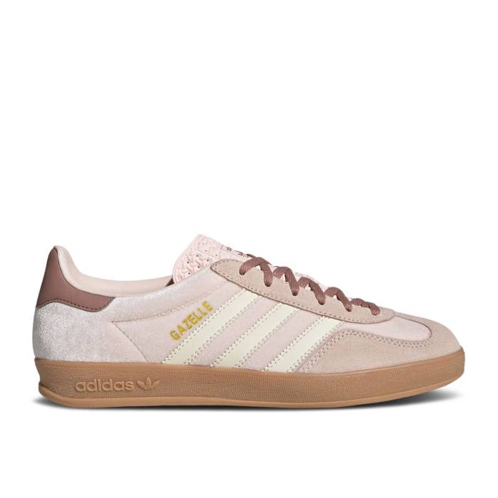 アディダス Adidas 【 Wmns Gazelle Indoor \u0027Wonder Quartz Velvet\u0027 Women Wonder Quartz/Warm Clay/Gum 】 ガゼル レディース ウォーム