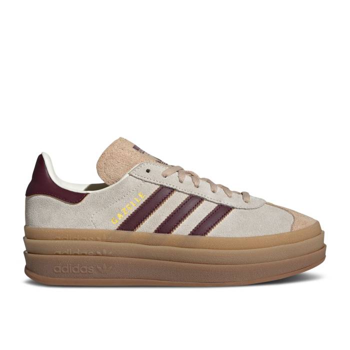 アディダス Adidas 【 Wmns Gazelle \u0027Cream White Maroon\u0027 Women Cream White/Maroon/Magic Beige 】 ガゼル 白いこと 白いこと レディース 皮膚軟化剤 白いこと 白いこと マルーン 神通力 ベージュ