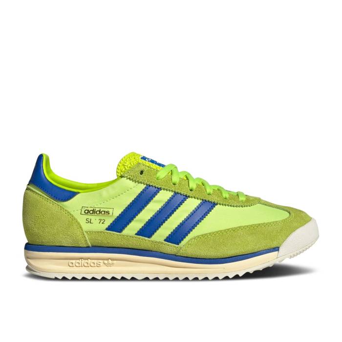 アディダス Adidas 【 Sl72 Rs \u0027Solar Slime Royal Blue\u0027 Men Solar Slime/Royal Blue/Pulse Lime 】 メンズ 青碧 青碧 菩提樹