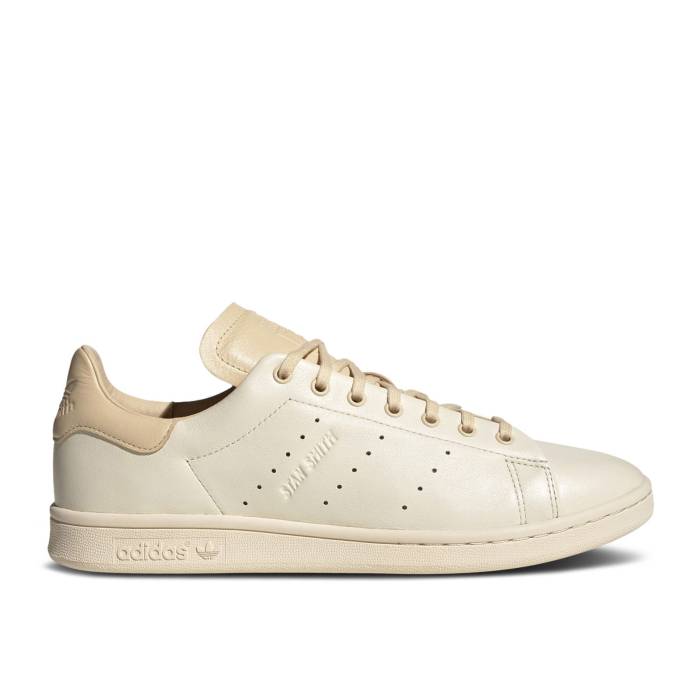 アディダス Adidas 【 Stan Smith Lux \u0027Wonder White\u0027 Men Wonder White/Wonder White/Sand Strata 】 メンズ 白いこと 白いこと 砂色・沙子