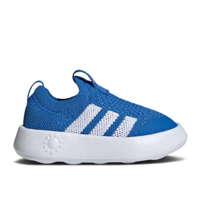 アディダス Adidas 【 Bubblecomfy I 'Bright Royal' Infant Bright Royal/Cloud White/Core Black 】 ベビー 白色 ホワイト コア 黒色 ブラック｜スニケス