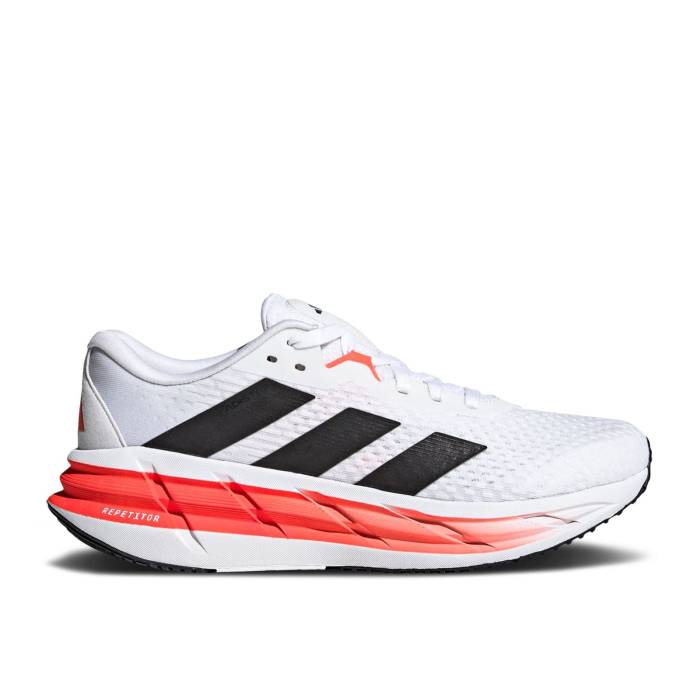 アディダス Adidas 【 Adistar 3 \u0027White Black Solar Red\u0027 Men Cloud White/Core Black/Solar Red 】 黒いこと 黒いこと メンズ 白いこと 白いこと 中核グループ 黒いこと 黒いこと Red 赤・赤いこと