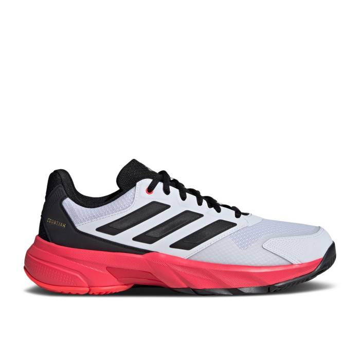 アディダス Adidas 【 Courtjam Control 3 \u0027White Black Lucid Red\u0027 Men Cloud White/Core Black/Lucid Red 】 黒いこと 黒いこと メンズ 白いこと 白いこと 中核グループ 黒いこと 黒いこと Red 赤・赤いこと