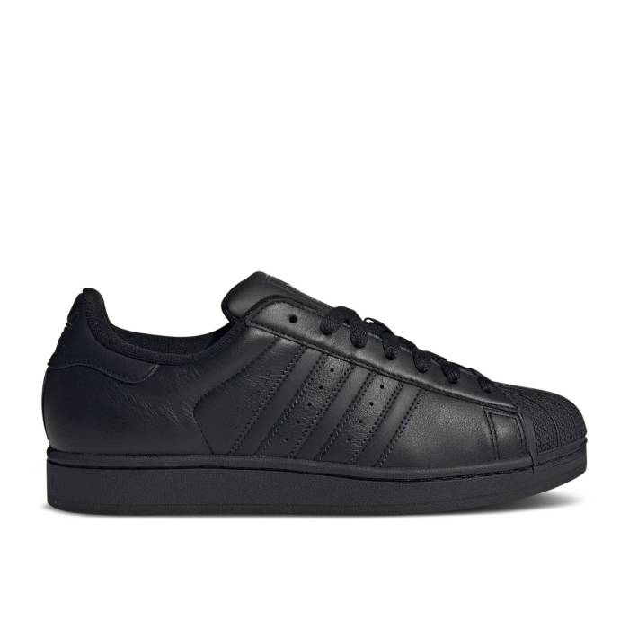 アディダス Adidas 【 Superstar 2 'Triple Black' Men Core Black/Core Black/Core Black 】 Superstar スーパースター メンズ コア 黒色 ブラック｜スニケス