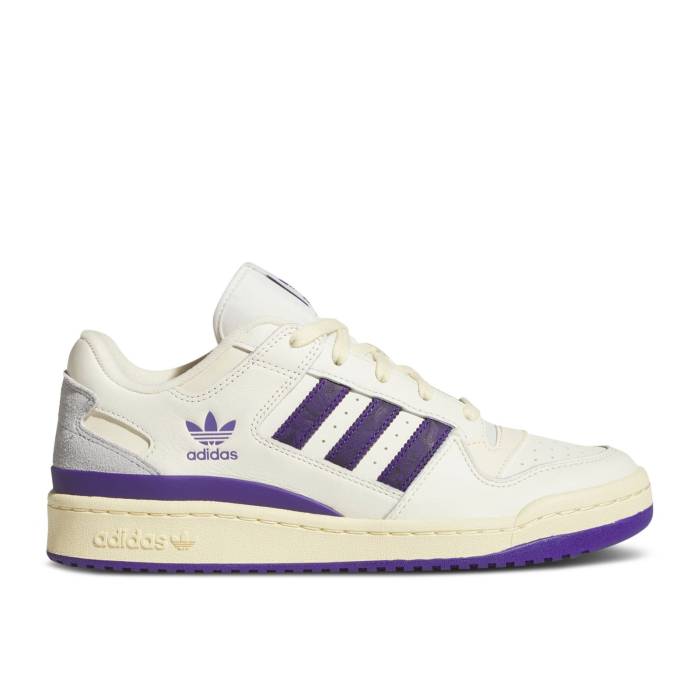 アディダス Adidas 【 Forum Low Cl 'Cream White Collegiate Purple' Men Cream White/Collegiate Purple/Warm Vanilla 】 フォーラム 白色 ホワイト メンズ クリーム 白色 ホワイト Purple 紫・パープル ウォーム