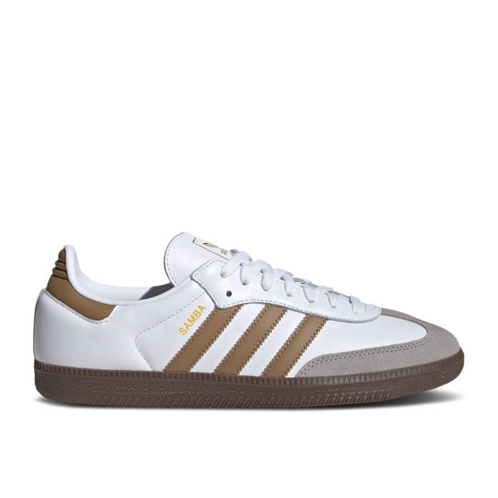 アディダス Adidas 【 Samba Og 'White Brown Desert' Men Cloud White/Brown Desert/Clear Granite 】 サンバ 茶色 ブラウン メンズ 白色 ホワイト 茶色 ブラウン