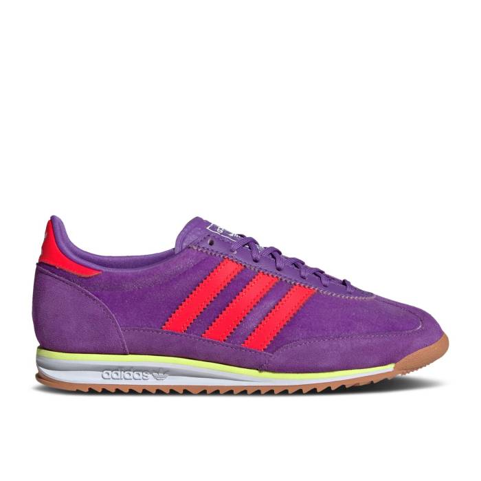 アディダス Adidas 【 Wmns Sl72 Og \u0027Active Purple Solar Red Velvet\u0027 Women Active Purple/Solar Red/Cloud White 】 Purple 紫・パープル Red 赤・赤いこと レディース Purple 紫・パープル Red 赤・赤いこと 白いこと 白いこと