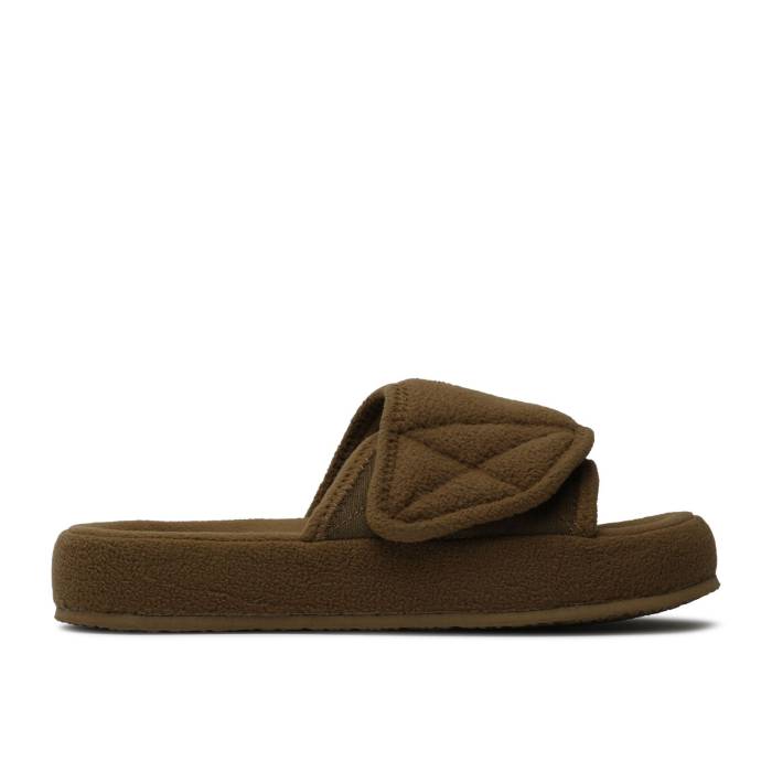 たわい無い Yeezy 【 Season 7 Fleece Slide \u0027Trench\u0027 Men Trench 】 フリース Slide サンダル メンズ