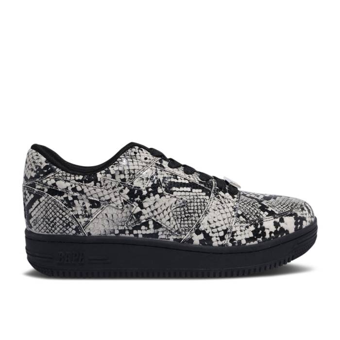ベイプ Bape 【 Sta Low M2 'Python - Beige' Men Beige/Black 】 メンズ ベージュ 黒色 ブラック|スニケス