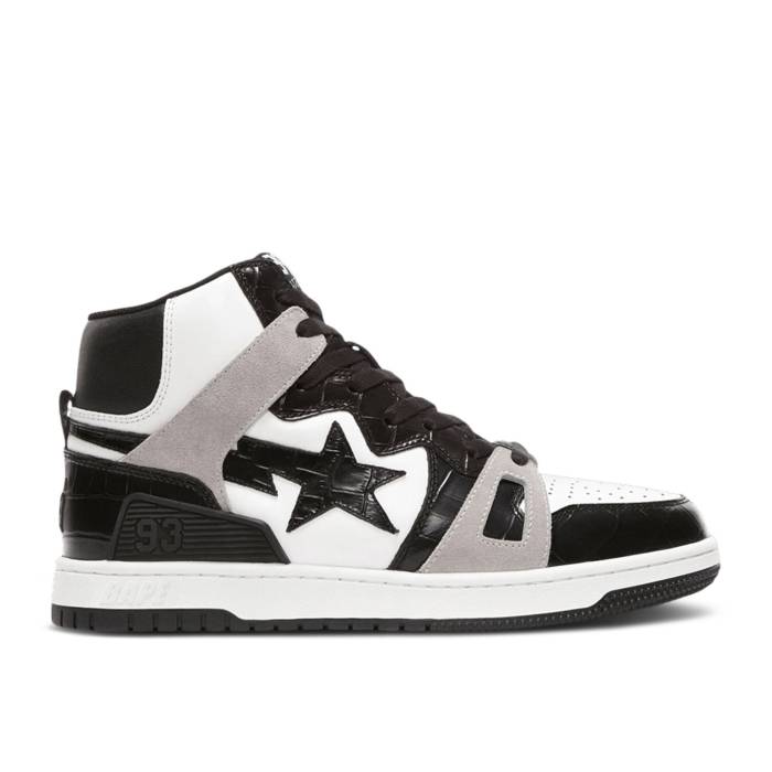 ベイプ Bape 【 Sta 93 Hi 'Black Light Grey' Men Black/Light Grey 】 メンズ 黒色 ブラック 灰色 グレー｜スニケス
