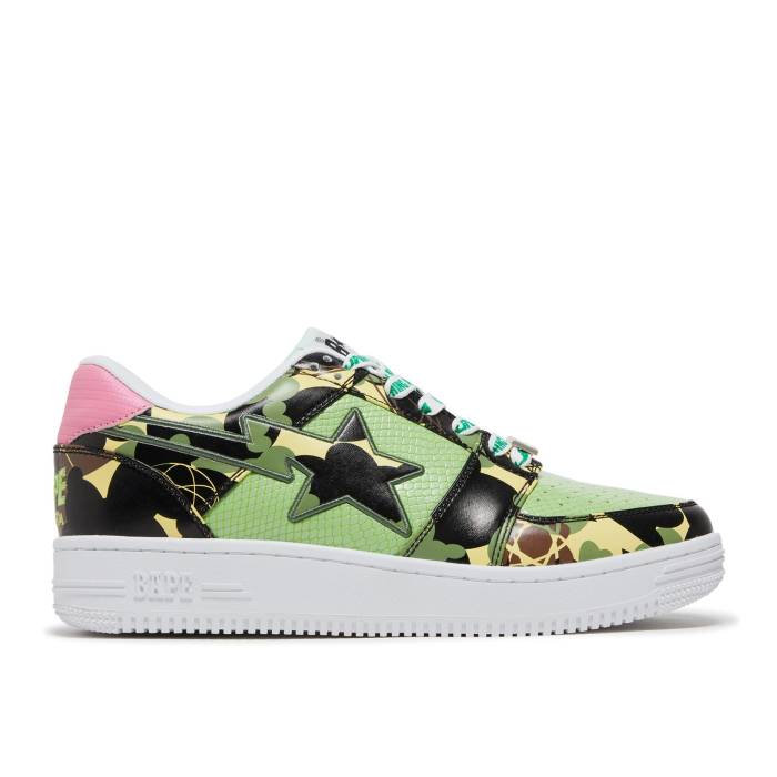 ベイプ Bape 【 Mo' Wax X Unkle X Sta Low M2 'Original Headz' Men Green 】 メンズ green 緑・グリーン