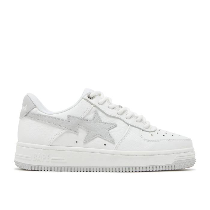 ベイプ Bape 【 Jjjjound X Wmns Sta 'White' Women White/Grey 】 レディース 白色 ホワイト 灰色 グレー