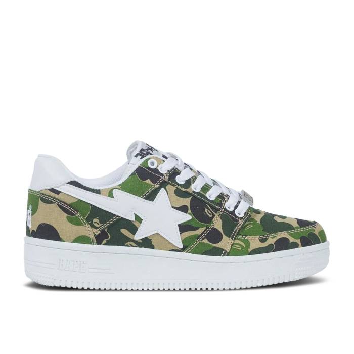 ベイプ Bape 【 Wmns Sta Low 'Abc Camo - Green' Women Green 】 カモ柄 レディース green 緑・グリーン|スニケス