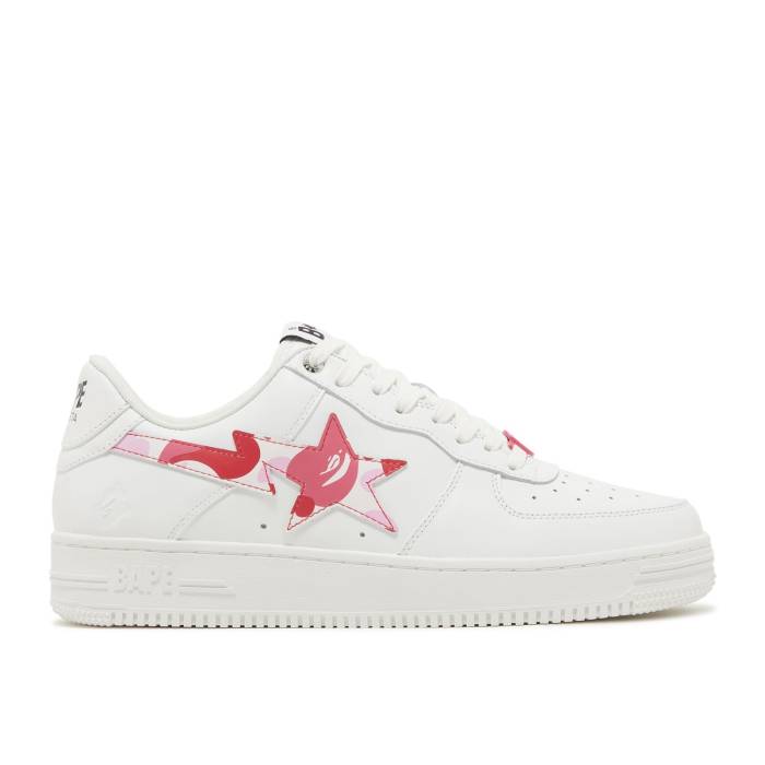 ベイプ Bape 【 Sta 'Abc Camo - Pink' 2022 Men White/Pink 】 カモ柄 メンズ 白色 ホワイト pink ピンク|スニケス