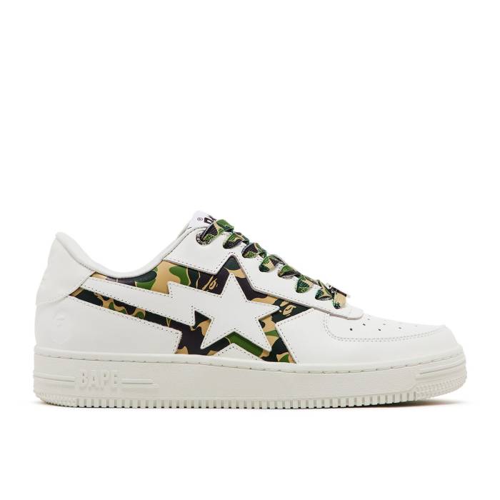ベイプ Bape 【 Sta Icon \u0027Abc Camo - Green\u0027 Men Green 】 アイコン 家鴨柄 メンズ green 緑・緑であること