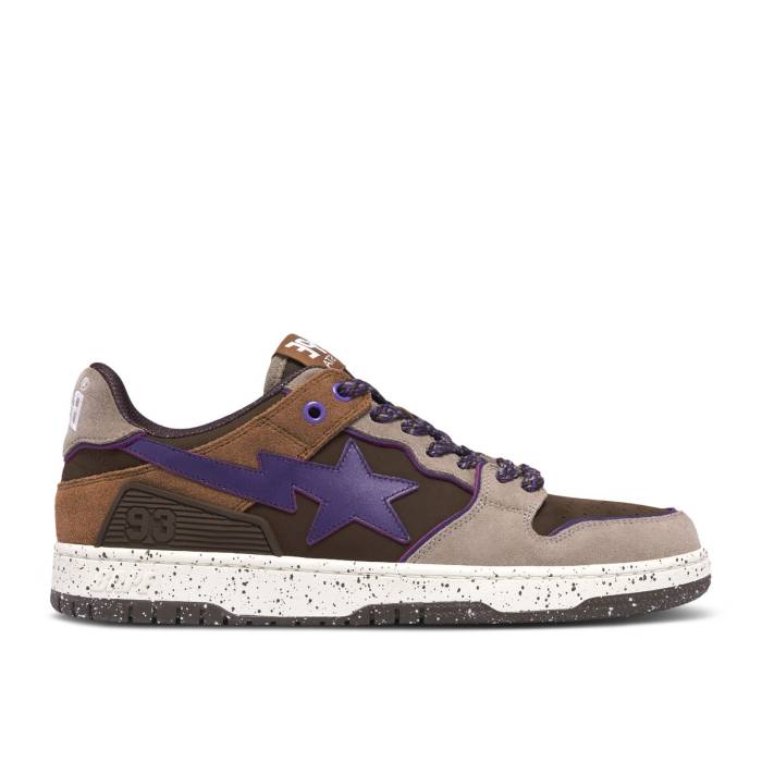 ベイプ Bape 【 Sk8 Sta #7 M2 \u0027Outdoor Pack - Brown Purple\u0027 Men Brown 】 赤銅色 赤銅色 メンズ 赤銅色 赤銅色