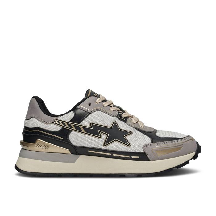 ベイプ Bape 【 Cross Sta Express Pro M2 \u0027Black\u0027 Men Black 】 Express 急行列車 労働者階級 メンズ 黒いこと 黒いこと メンズ靴-靴-スニーカー