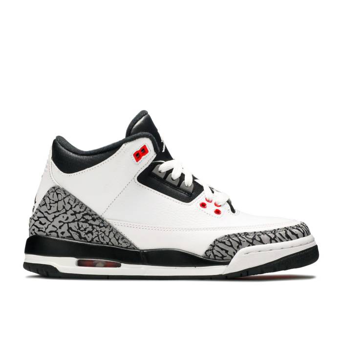 ナイキ　エアジョーダン Air Jordan 【 Jordan 3 Retro Bg 'Infrared 23' Youth White/Black-Wlf Grey-Infrrd 23 】 レトロ ジュニア キッズ 白色 ホワイト