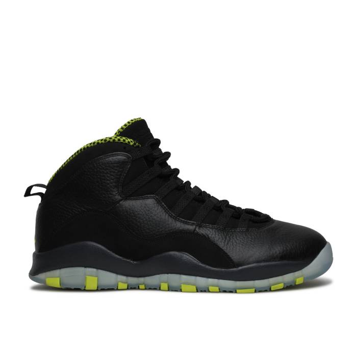 ナイキ エアジョーダン Air Jordan 【 Jordan 10 Retro \u0027Venom\u0027 Men Black/Vnm Green-塩素 Gry-Anthrct 】 レトロ メンズ 黒いこと 黒いこと