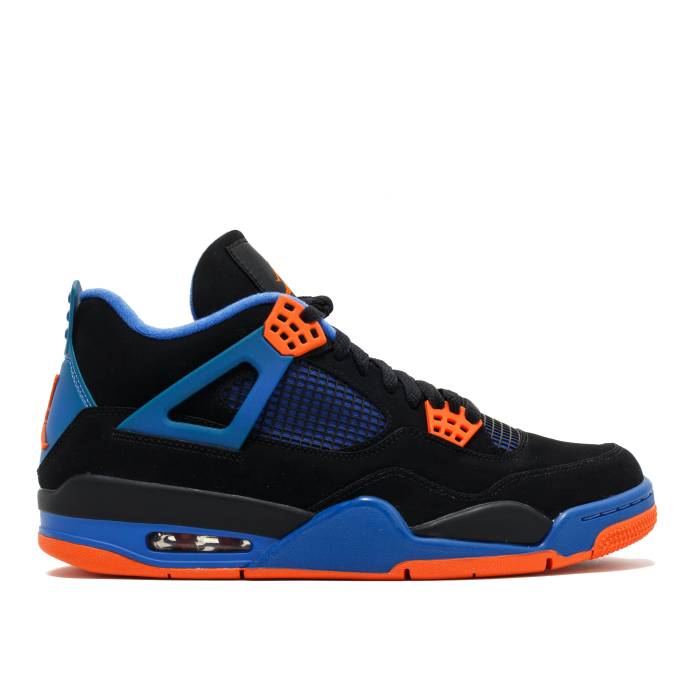 ナイキ エアジョーダン Air Jordan 【 Jordan 4 Retro Cavs Men Black/Safety Orange/Game Royal 】 レトロ メンズ 黒色 ブラック orange 橙・オレンジ Game ゲーム
