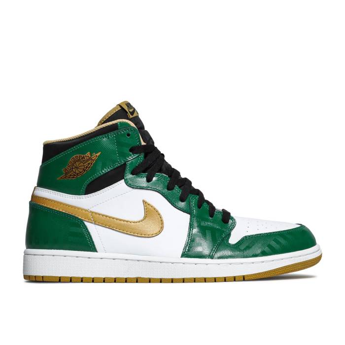 ナイキ エアジョーダン Air Jordan 【 Jordan 1 Retro High Og Celtics Men Clover/Metallic Gold-White-Blk 】 レトロ ハイ メンズ
