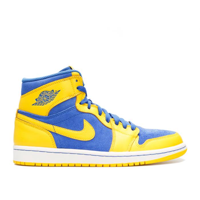 ナイキ　エアジョーダン Air Jordan 【 Jordan 1 Retro High Og 'Laney' Men Varisty Maize/Game Royal- White 】 レトロ ハイ メンズ Game ゲーム 白色 ホワイト