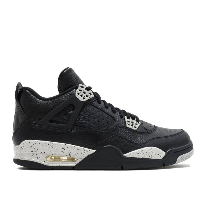 ナイキ　エアジョーダン Air Jordan 【 Jordan 4 Retro Ls 'Oreo' 2015 Men Black/Tech Grey/Black 】 レトロ メンズ 黒色 ブラック テック 灰色 グレー