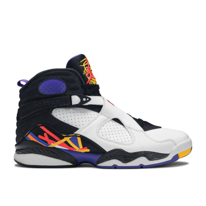 ナイキ　エアジョーダン Air Jordan 【 Jordan 8 'Three-Peat' Men White/Bright Concord-Black-Infrared 】 メンズ 白色 ホワイト 70,070円