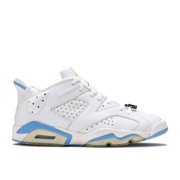 ナイキ エアジョーダン Air Jordan 【 Jordan 6 Retro Low \u0027University Blue\u0027 Men White/University Blue 】 レトロ メンズ 白いこと 白いこと 青み 青色