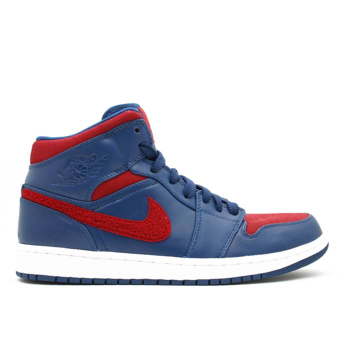 ナイキ　エアジョーダン Air Jordan 【 Jordan 1 Retro Phat Premier 'French Blue' Men French Blue/ Varsity Red White 】 レトロ ファット プレミアム メンズ 青色 ブルー Red 赤・レッド 白色 ホワイト