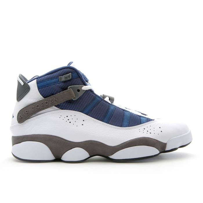 ナイキ エアジョーダン Air Jordan 【 Jordan 6 Rings 'Flint' Men White/French Blue-Flint Grey-University Blue 】 リング メンズ 白色 ホワイト 青色 ブルー|スニケス