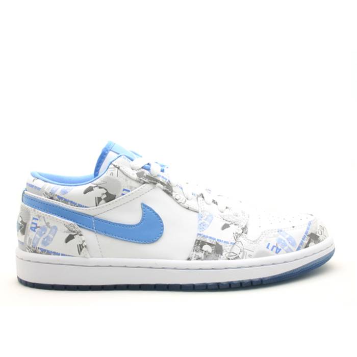 ナイキ　エアジョーダン Air Jordan 【 Wmns Jordan 1 Retro Low 'University Blue' Women White/University Blue 】 レトロ レディース 白色 ホワイト 青色 ブルー