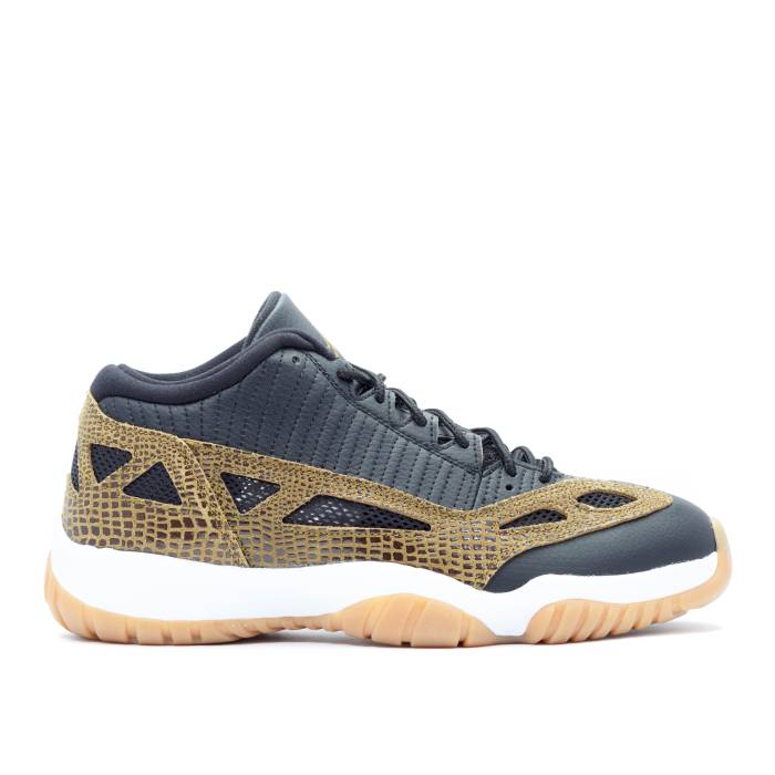 ナイキ エアジョーダン Air Jordan 【 Jordan 11 Ie Low \u0027Croc\u0027 Men Black/Metallic Green-Gum Yellow-Infrared 23 】 メンズ 黒いこと 黒いこと