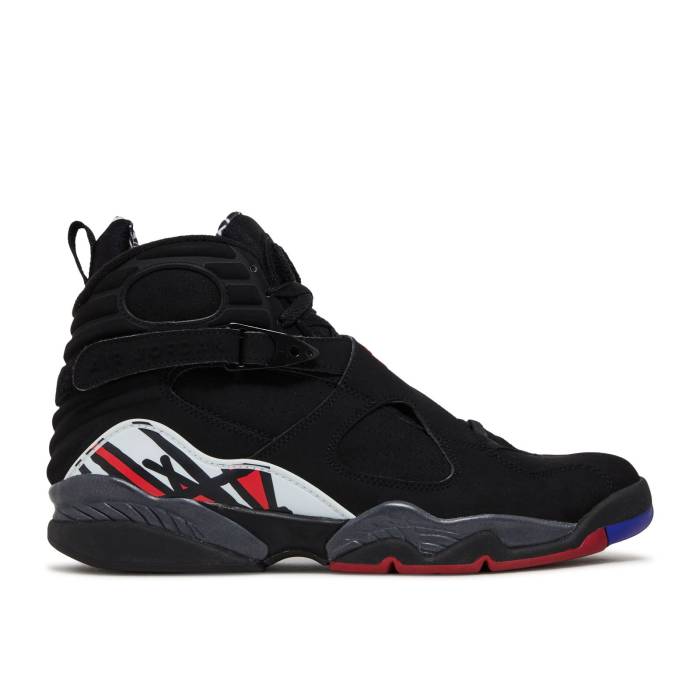 ナイキ　エアジョーダン Air Jordan 【 Jordan 8 Retro 'Playoff' 2007 Men Black/Varsity Red-White-Bright Concord 】 レトロ メンズ 黒色 ブラック コンコルド・コンコード
