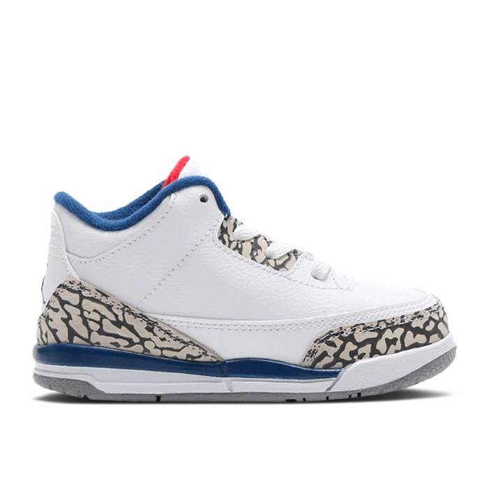 ナイキ　エアジョーダン Air Jordan 【 Jordan 3 Retro Bt 'True Blue' 2016 Infant White/Fire Red-True Blue-Cement 】 レトロ ベビー 白色 ホワイト ファイア
