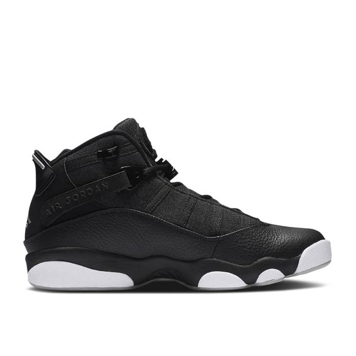 ナイキ エアジョーダン Air Jordan 【 Jordan 6 Rings \u0027Black\u0027 Men Black/White-Matte Silver 】 輪っか メンズ 黒いこと 黒いこと Silver しろがね色・しろがね色