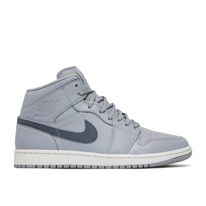 ナイキ　エアジョーダン Air Jordan 【 Jordan 1 Mid 'Wolf Grey' Men Wolf Grey/Wolf Grey-Cool Grey 】 ミッド メンズ 灰色 グレー
