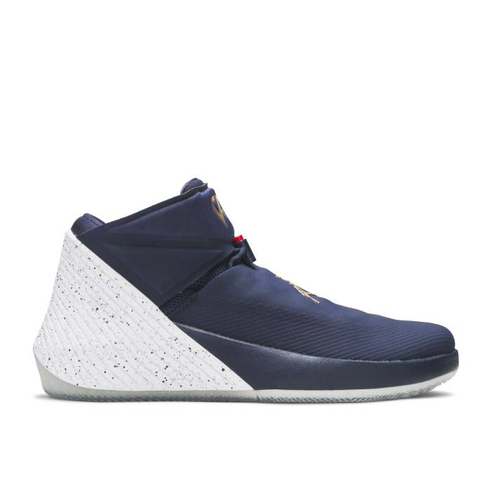 ナイキ　エアジョーダン Air Jordan 【 Jordan Why Not Zer0.1 'Tribute' Men Midnight Navy/Metallic Gold-White 】 メンズ 紺色 ネイビー｜スニケス